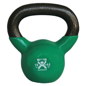 CanDo Weight Kettlebell 10lb Vinyl Green