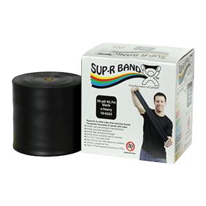 Sup-R Band Exercise Band 50ydx5" Black X-Heavy