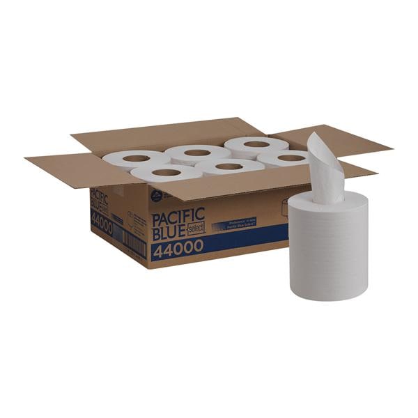 Pacific Blue Select Perf Towel Roll Cntr Pl Disp Ppr 2Pl 8.25x12 Wht 6Rl/Ca