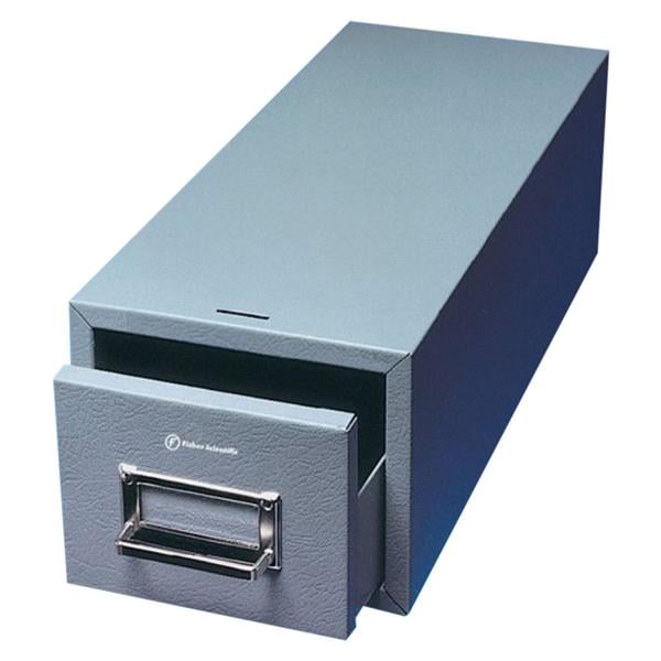 Fisherbrand Microscope Slide Storage Cabinet Gray 400 Position Ea