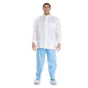 Universal Precautions Lab Coat 3 Layer SMS X-Large White 25/Ca