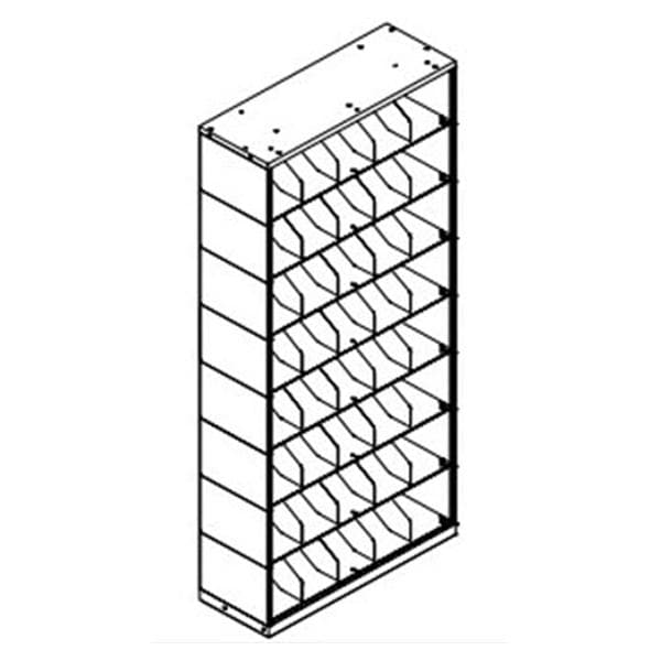 Shelving Unit Storage 42x13-3/16x83" 1/EA