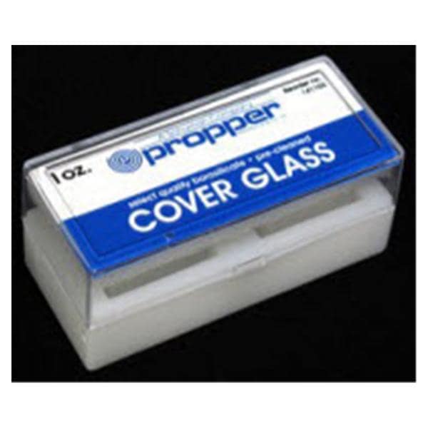 Propper Select Microscope Cover Glass 22x22mm #2/Square Edge 10ounces