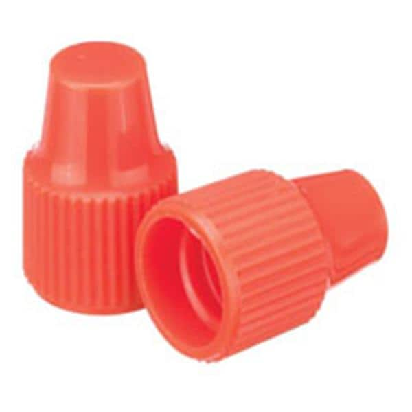 Wheaton Dropper Tip Cap Polypropylene Orange 100/Ca