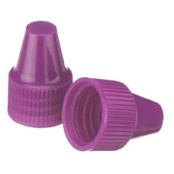 Wheaton Dropper Tip Cap Polypropylene Purple 100/Ca