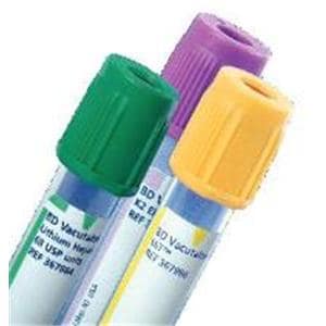 Vacutainer Plus Venous Blood Collection Tube Lav 10mL Hmgrd Clsr Plstc 100/Pk, 10 PK/CA