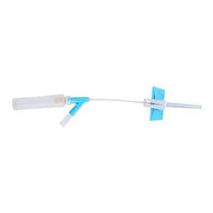 Saf-T-Intima IV Catheter Safety 22 Gauge 3/4" Blue Closed End 25/Bx