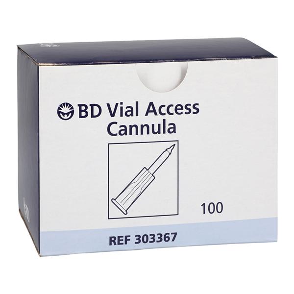 Interlink Vial Access Cannula Clear 100/Bx, 10 BX/CA