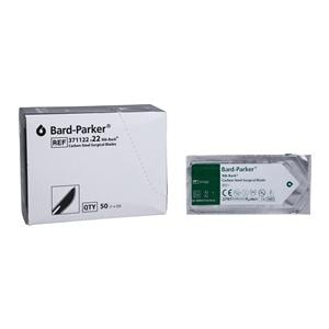 Bard-Parker Carbon Steel Sterile Surgical Blade #22 Disposable 50/Pk