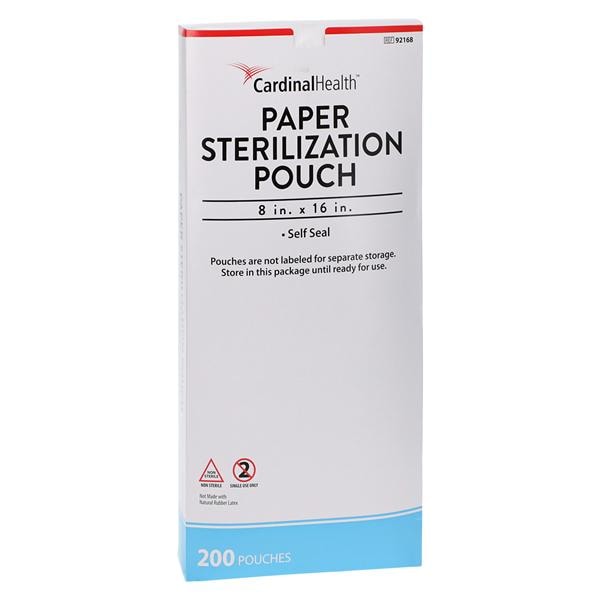 Sterilization Pouch Self Seal 8 in x 16 in 200/Bx