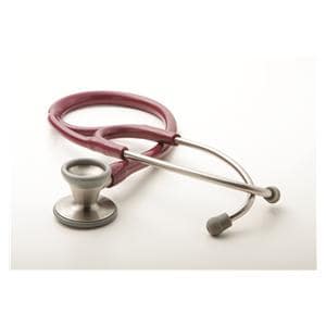 Adscope 602 Cardiology Stethoscope Adult Burgundy Double Lumen Tubing Ea