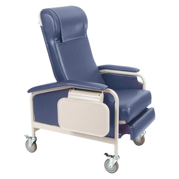 CareCliner Clinical Recliner Vinyl 275lb Capacity Blue Ridge EA