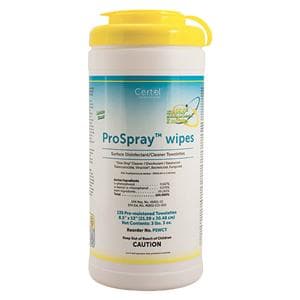 Prospray Surface Towelette Cleaner & Disinfectant Canister 135/Cn, 12 CN/CA