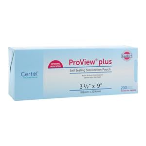 Proview Sterilization Pouch 3.5 in x 9 in 200/Bx, 6 BX/CA