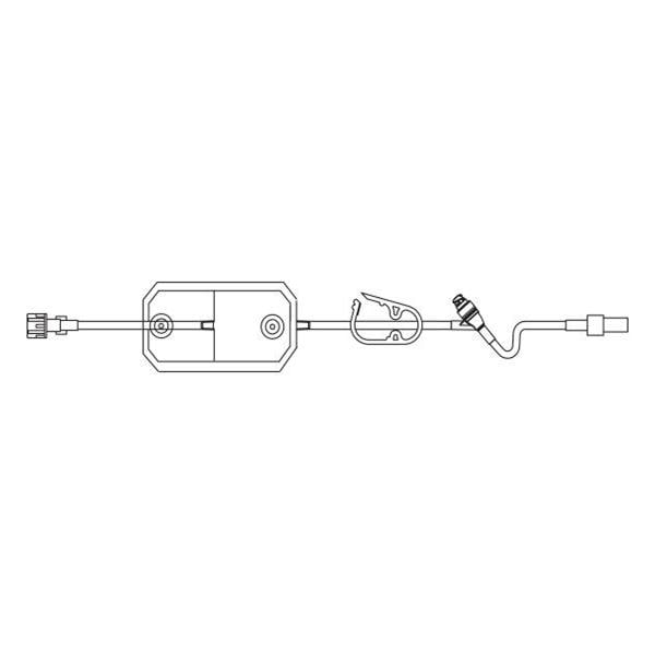 IV Extension Set 19" Male Luer Lock Adapter Primary Infusion Spike 48/Ca