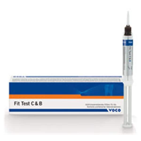 Fit Test C & B High Spot Indicator Quick Mix Pst Sil Syr Rfl Blu 5 mL 5mL/Ea