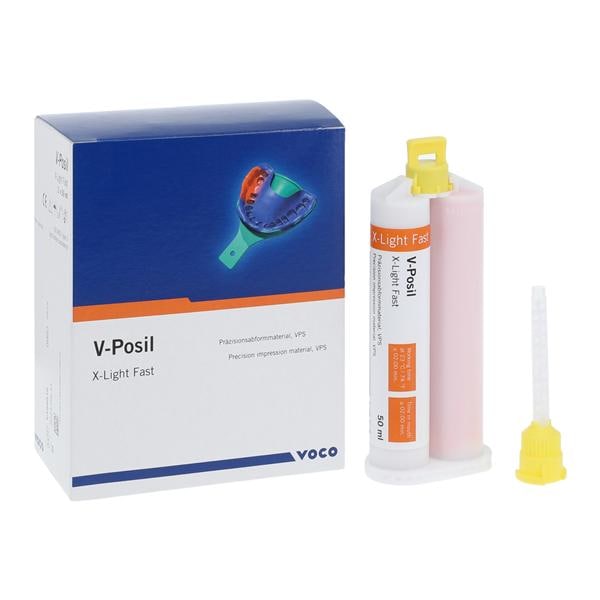 V-Posil Impression Material Fast Set 50 mL X-Light Body Cartridge Refill 2/Pk