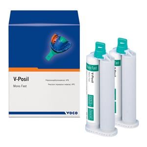 V-Posil Impression Material Fast Set 50 mL Monophase Cartridge Refill 2/Pk