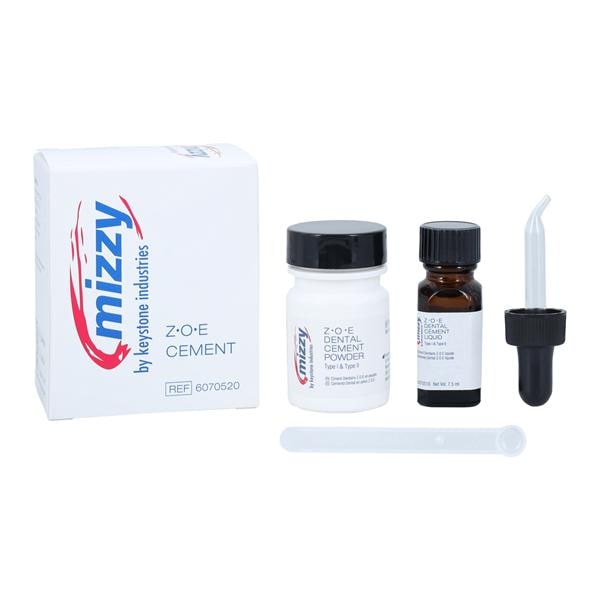 Mizzy Zinc-Oxide Eugenol Powder & Liquid Cement Ea