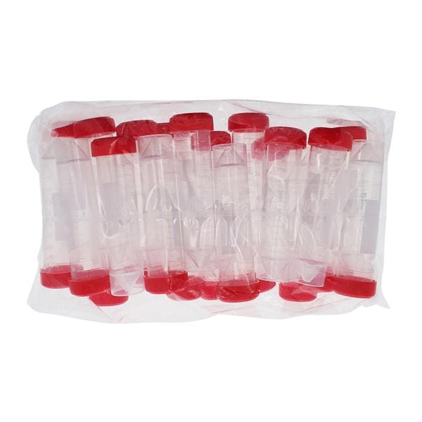 Transport Tube Polypropylene 50mL 30x115mm Sterile 500/Ca