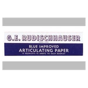 Rudischauser Articulating Paper Strips Thick Red 12Bks/Bx