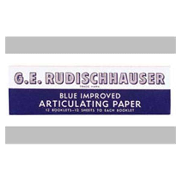 Rudischauser Articulating Paper Strips Thick Red 12Bks/Bx