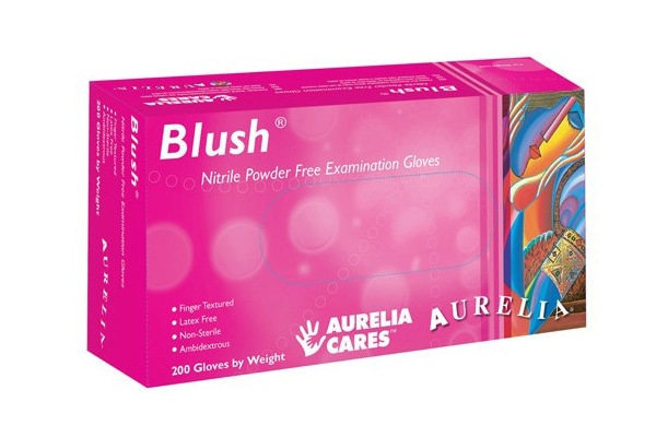 Aurelia Blush Nitrile Glove