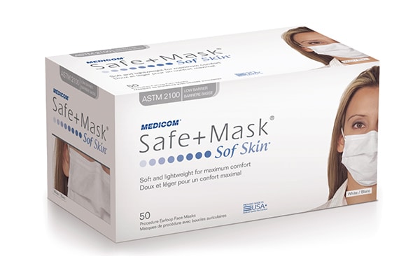 Safe+Mask® Sof Skin® Earloop Mask