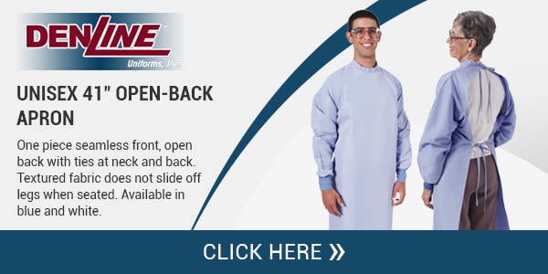 Unisex 41" Open Back Apron – Denline Uniforms, Inc.