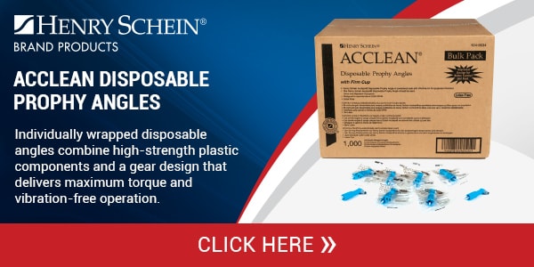 Henry Schein Brand - Acclean Disposable Prophy Angles