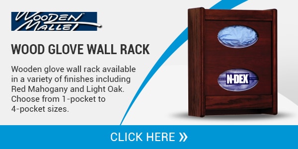 Wood Glove Wall Rack