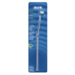 Clear End Tuft Toothbrush in Blue Plastic Packaging