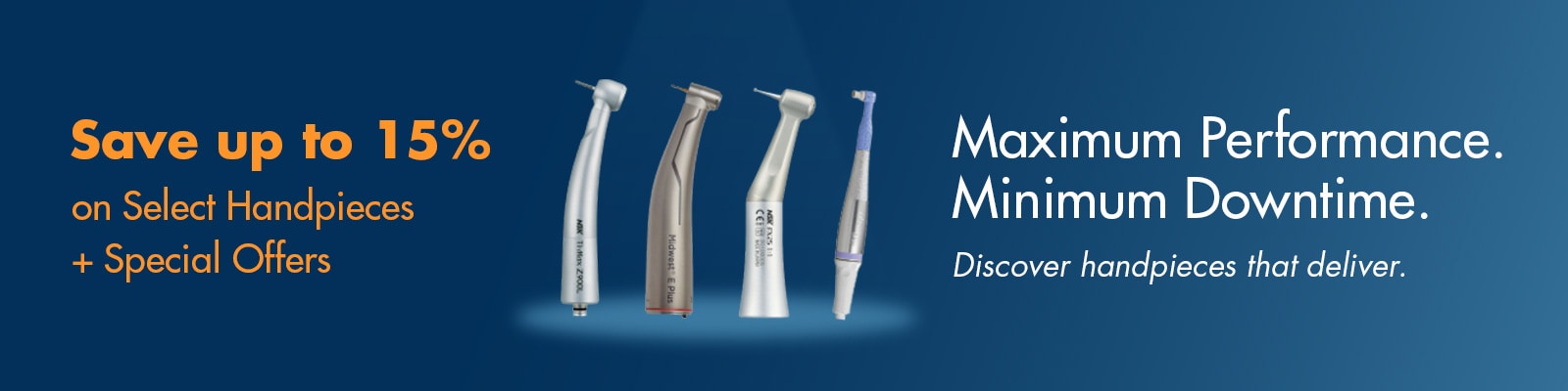 High-Speed, Electric, Slow-Speed and Hygiene Handpieces