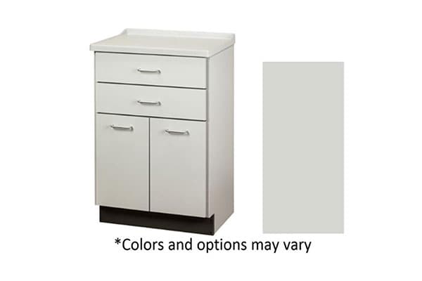 Cabinet 2 Door/2 Drawer Gray