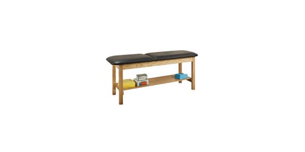 Oak Examination Table with Shelf for Athletics & Schools