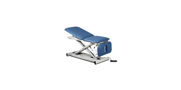 Power Table with Adjustable Back Rest and Drop Section for Athletics & Schools