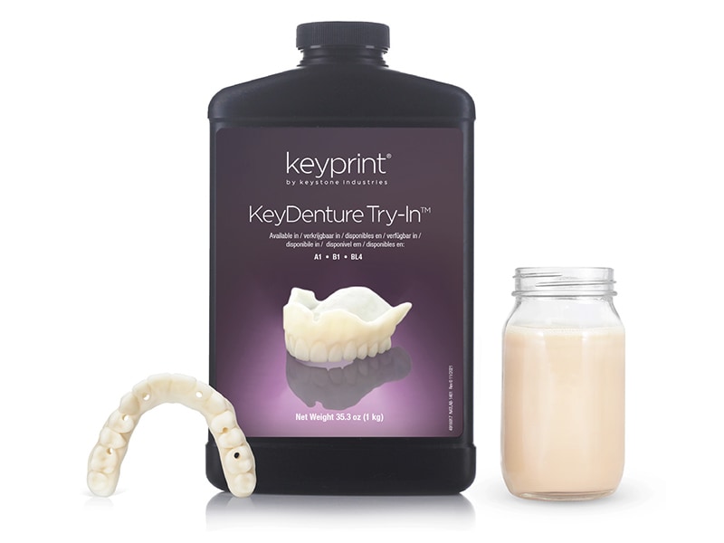 KeyPrint® KeyDenture Try-In™ 3D Printing Resin