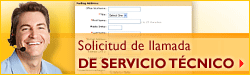 Solicitud de llamada de servicio técnico