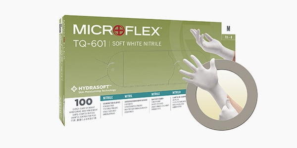 Microflex Soft White Nitrile