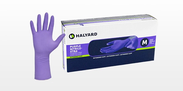 PURPLE NITRILE-XTRA* Exam Gloves - Henry Schein Medical