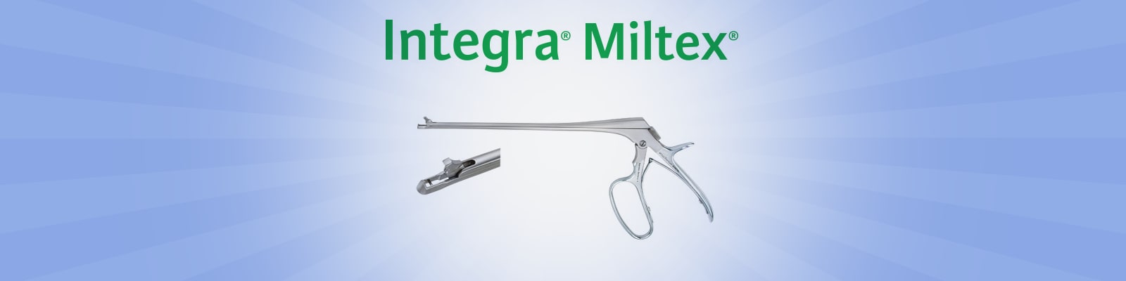 Fórceps de biopsia cervical premium de Integra® Miltex®